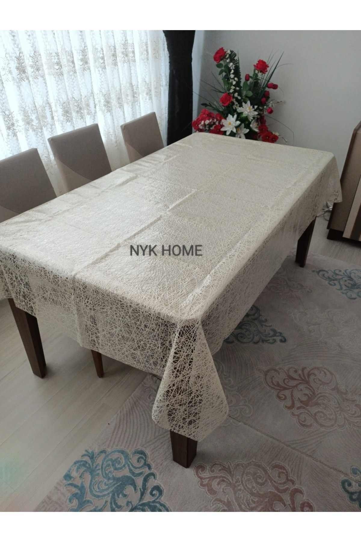 NYK HOME Luxury Wicker Pattern Wipeable PVC Tablecloth All Colors And Sizes 2