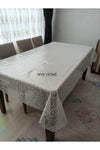 NYK HOME Wicker Pattern Luxury PVC Wipeable Tablecloth All Colors and Sizes 2