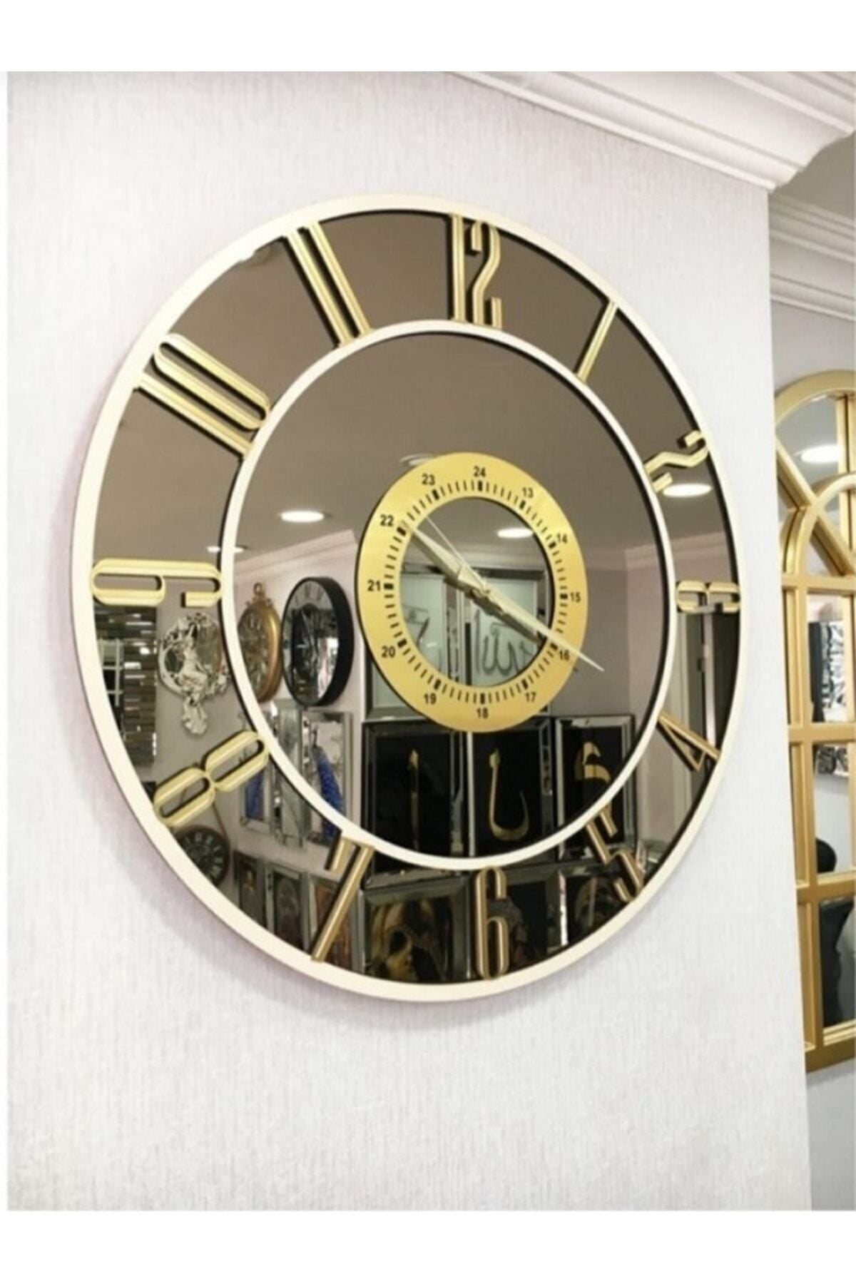 Genel Markalar Mirrored Wall Clock (Real Mirror) 3