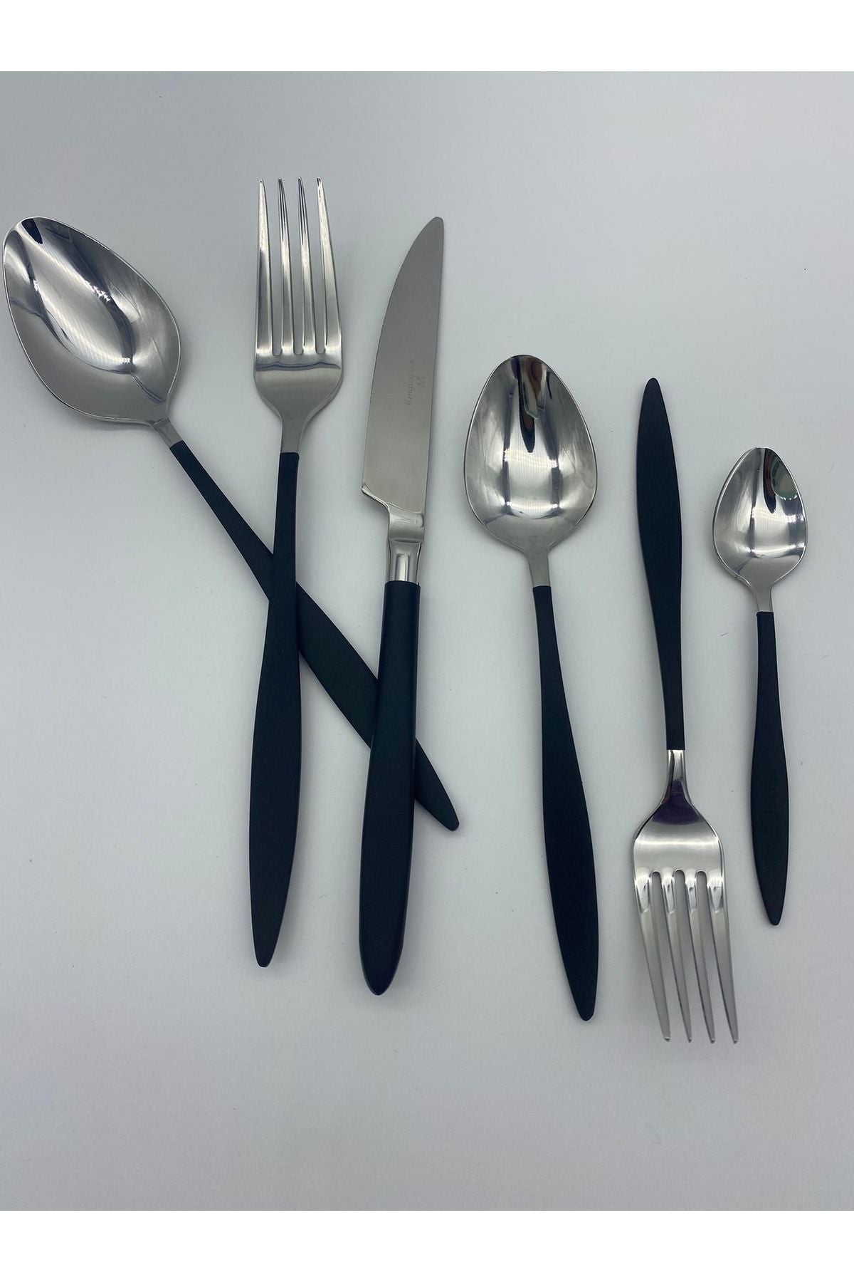 Wessenburg Milano 36 Piece Black Steel Cutlery Set 2