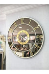 Harika Crown Real Mirrored Decorative Wall Clock (40 CM) 1