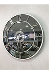 Hibiscus Real Mirrored Decorative Wall Clock (40 CM) 1