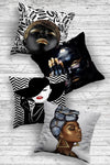 Ottoson Home Special Design Decorative 4-Piece Pillow Cover Set 1