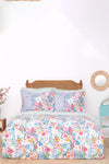 Karaca Home Dulce Blue 100% Cotton Double Duvet Cover Set 1