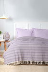 Karaca Home Destina Purple Double Multi-Purpose Cover 1