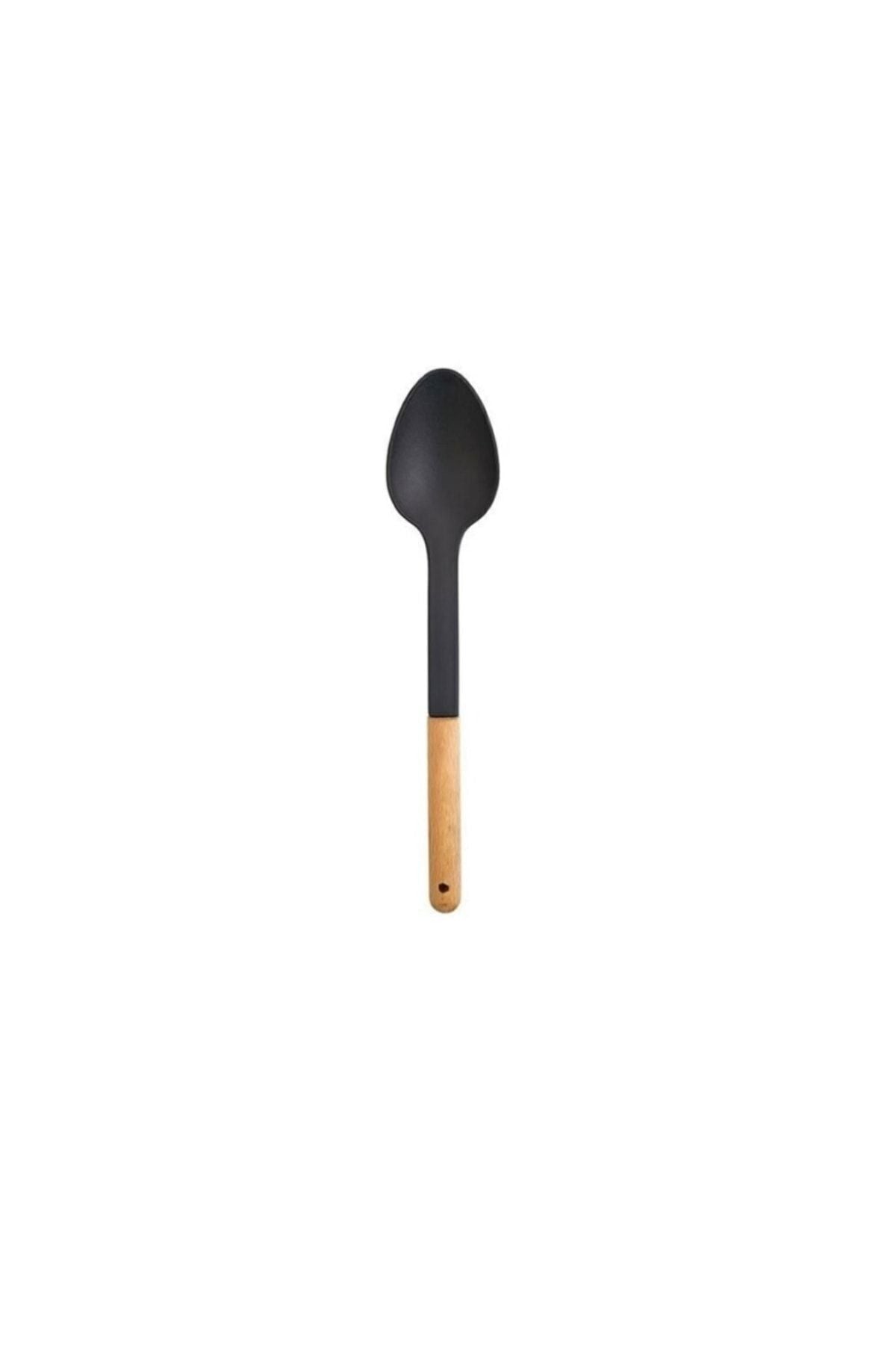 ENES Wooden Handle Heat Resistant Non-Scratch Set Spoon, Ladle, Spatula, Skimmer 2