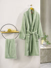 Bathrobe Set Deluxe - Green Green 338CTN1720 - M 1