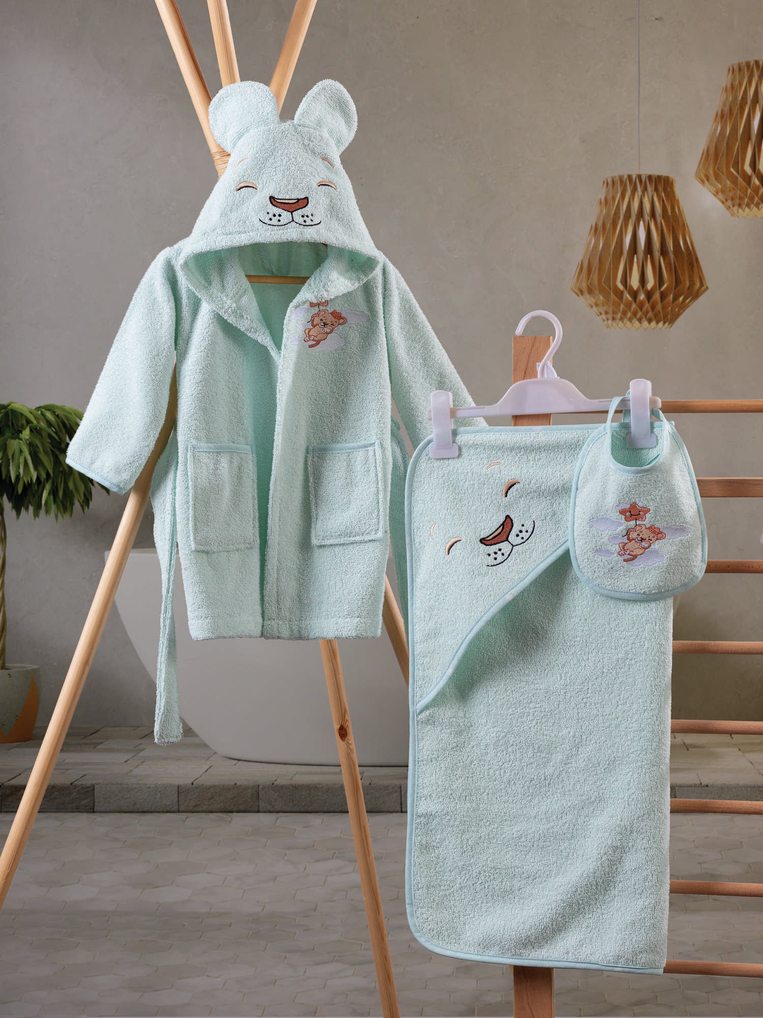 Baby Bath Set Aslan - Mint Mint 338CTN1805 1