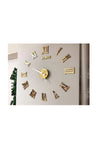 Minay Home 3D Mirror Roman Numeral Decorative Large Wall Clock 2