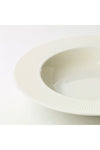 IKEA Ofantligt 24 Cm Deep Plate White Feldspar Porcelain Deep Bowl Dinner Plate 2