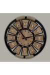 Enmalife Wooden Rope Decorative Analog Wall Clock 1