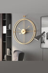 AGA KONSEPT La Clock XXL 90 Cm Gold, Modern Decorative Spanish Style Wall Clock 1