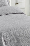 Örtüm Ivy Gray Double Microfiber Quilted Bedspread 3