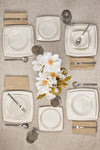 Emsan Flava 24 Piece 6 Person Porcelain Dinner Set Square 1