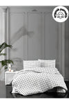 Lotusline Home Minikaro Double Cotton Duvet Cover Set Without Sheet 1