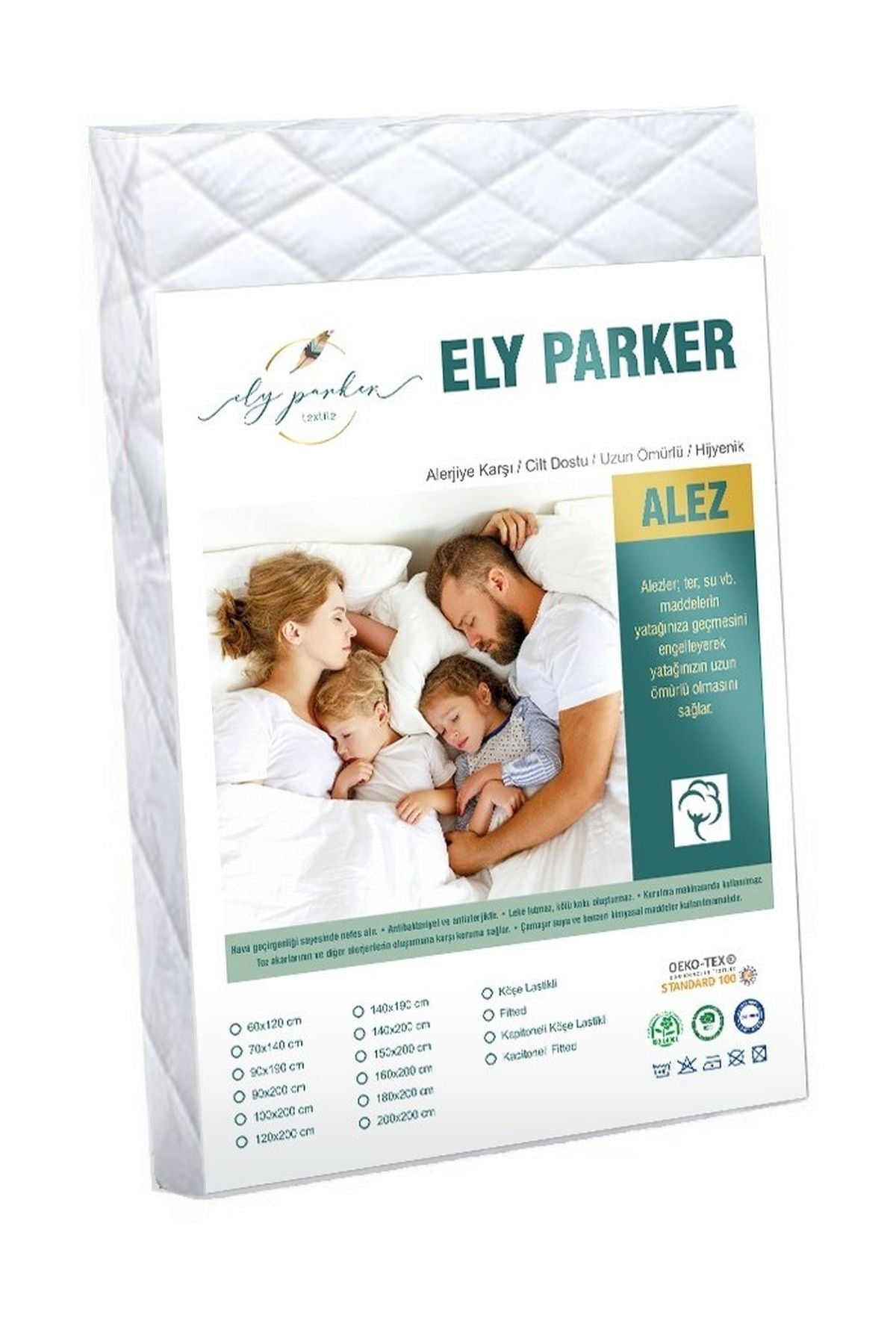 ELY PARKER Waterproof Fitted Mattress Protector - Double/Single/Baby 5