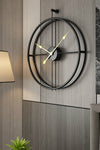 AGA KONSEPT La Clock Xxl 90 Cm Black, Modern Decorative Spanish Style Wall Clock 1