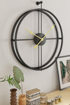 AGA KONSEPT La Clock Xxl 90 Cm Black, Modern Decorative Spanish Style Wall Clock 4