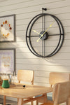 AGA KONSEPT La Clock Xxl 90 Cm Black, Modern Decorative Spanish Style Wall Clock 5