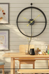 AGA KONSEPT La Clock Xxl 90 Cm Black, Modern Decorative Spanish Style Wall Clock 6