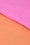 Karaca Home Basic Fuchsia-Orange Double-Sided Double Bed Duvet Cover Set 6