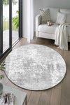 Halise Home Non-Slip Base Digital Print Washable Round Kitchen Runner Rug 1