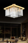 Istanbul Avize Yasemin Gold Crystal Stone Chandelier 1