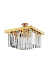 Istanbul Avize Yasemin Gold Crystal Stone Chandelier 3