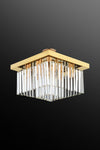 Istanbul Avize Yasemin Gold Crystal Stone Chandelier 7