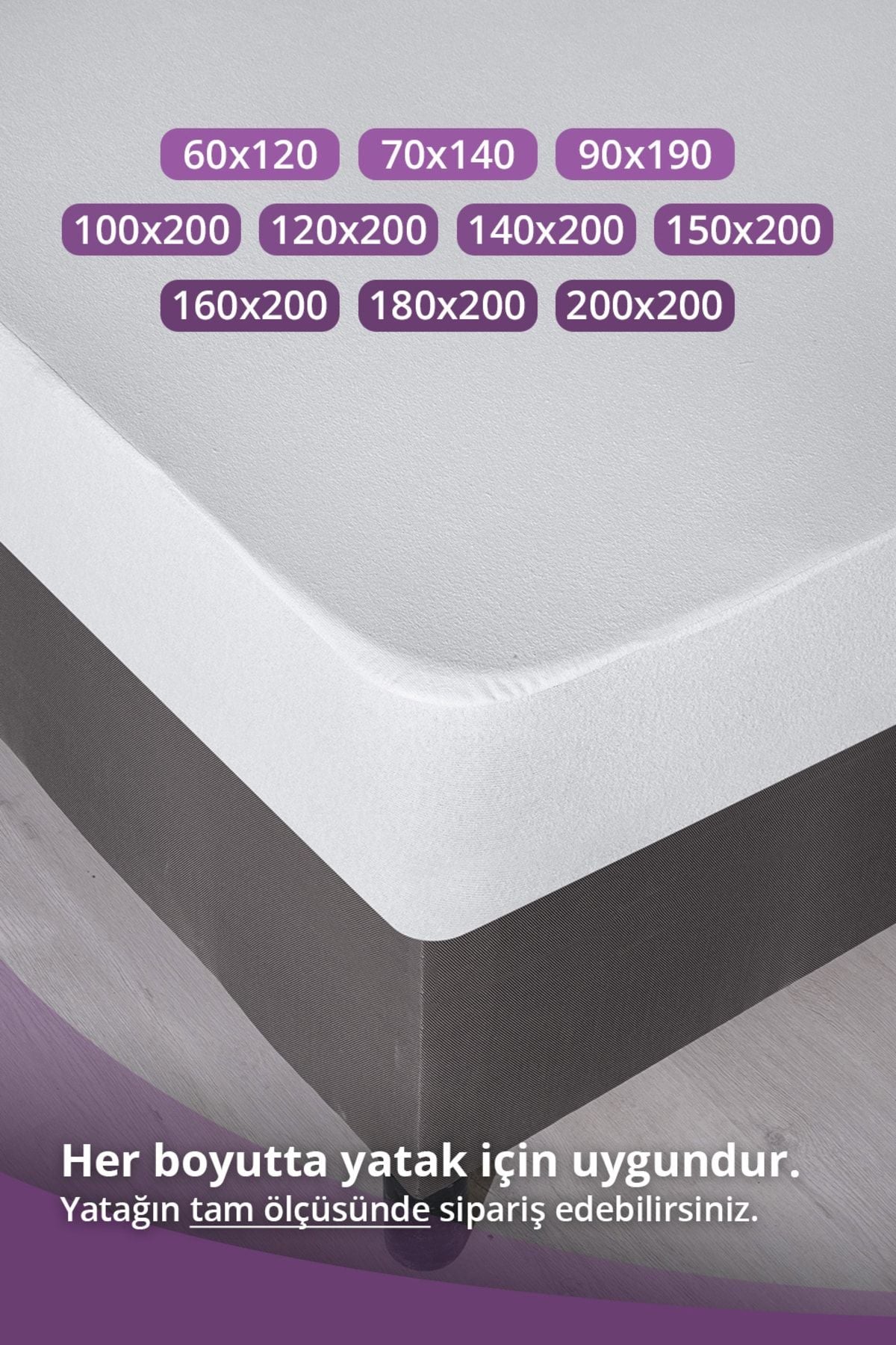 VAVEY Waterproof, Non-Absorbent, Breathable Mattress Protector 160x200cm Fitted 30cm 5