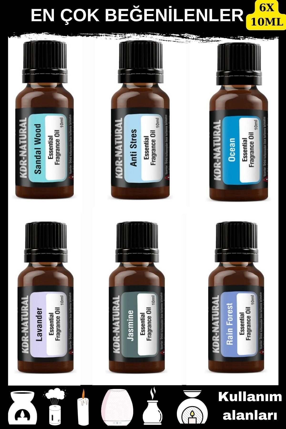 KDR Natural 6-Piece Essential Oil Set 6x10ml 1