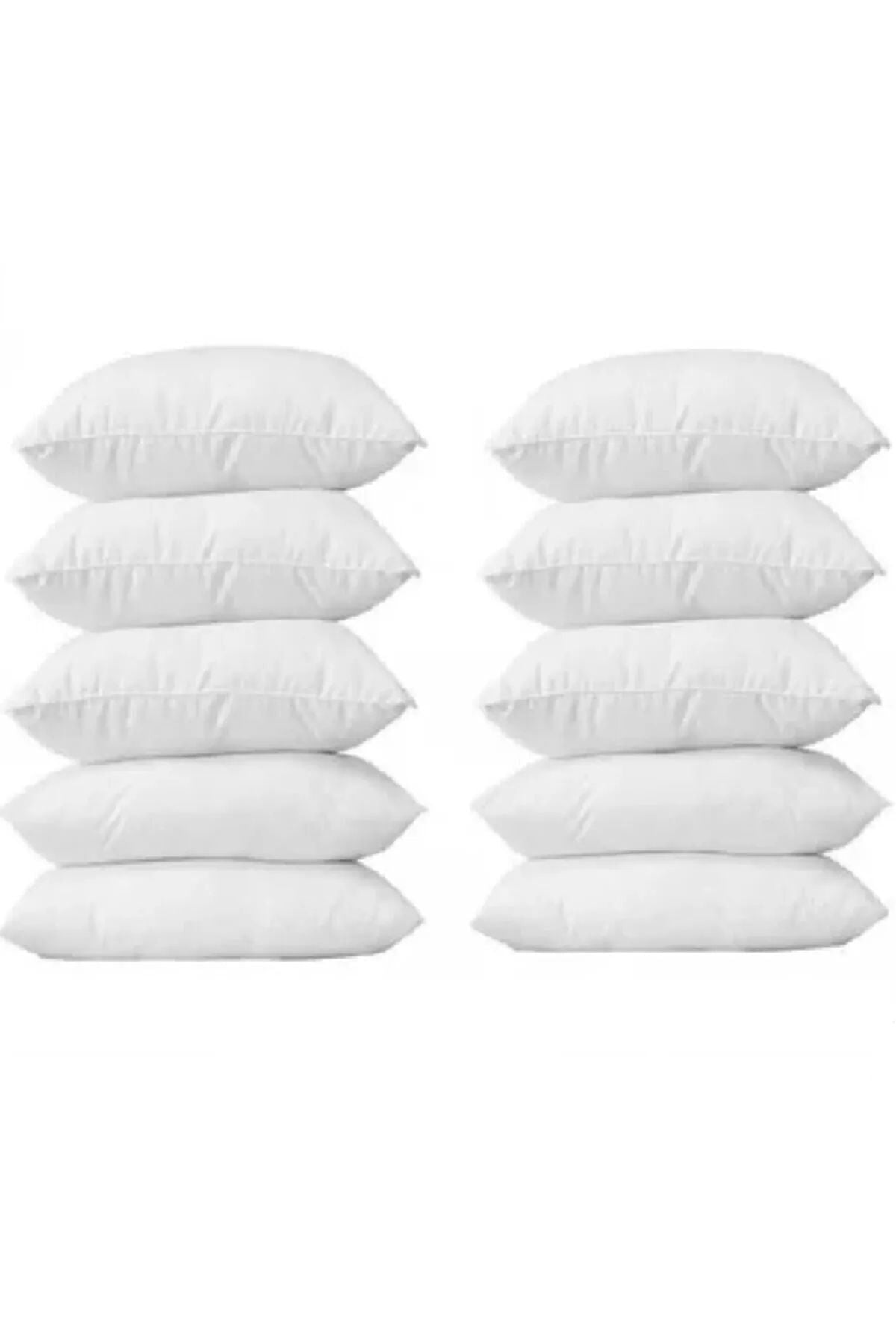 Mihriban Pillow Inner Cover 10-Pack Cotton White Inner Lining Zippered 1