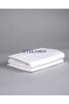 Otelonia Luxury Hotel Series Striped Cotton Satin Fitted Sheet 4