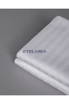 Otelonia Luxury Hotel Series Striped Cotton Satin Fitted Sheet 5