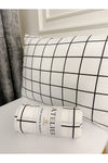 Atelier Home Single Bed Checkered Ranforce Fitted Sheet Set 1 Pillowcase 2