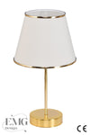 Emg Design Fabric Galaxy Modern Single And Double Gold Lamp Set 6