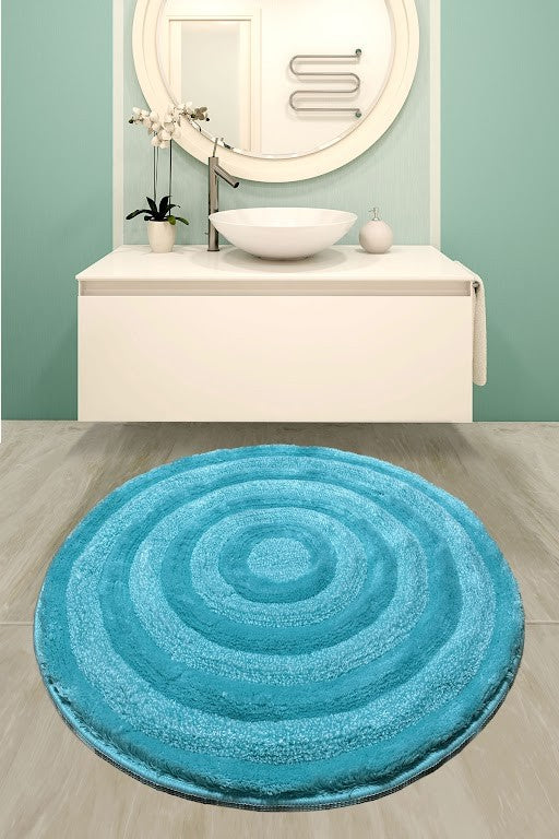 Acrylic Bathmat Round - Mint Mint 351ALS1004 1