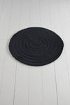 Acrylic Bathmat Round - Black Black 351ALS1006 2