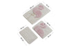 Acrylic Bathmat Set (3 Pieces) Pink Flamingo Multicolor 351ALS2004 3