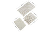 Acrylic Bathmat Set (3 Pieces) Wave - Ecru Ecru 351ALS2017 4