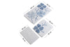 Acrylic Bathmat Set (3 Pieces) Kircicegi - Blue Multicolor 351ALS2069 4