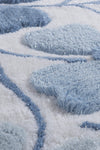 Acrylic Bathmat Set (3 Pieces) Kircicegi - Blue Multicolor 351ALS2069 6