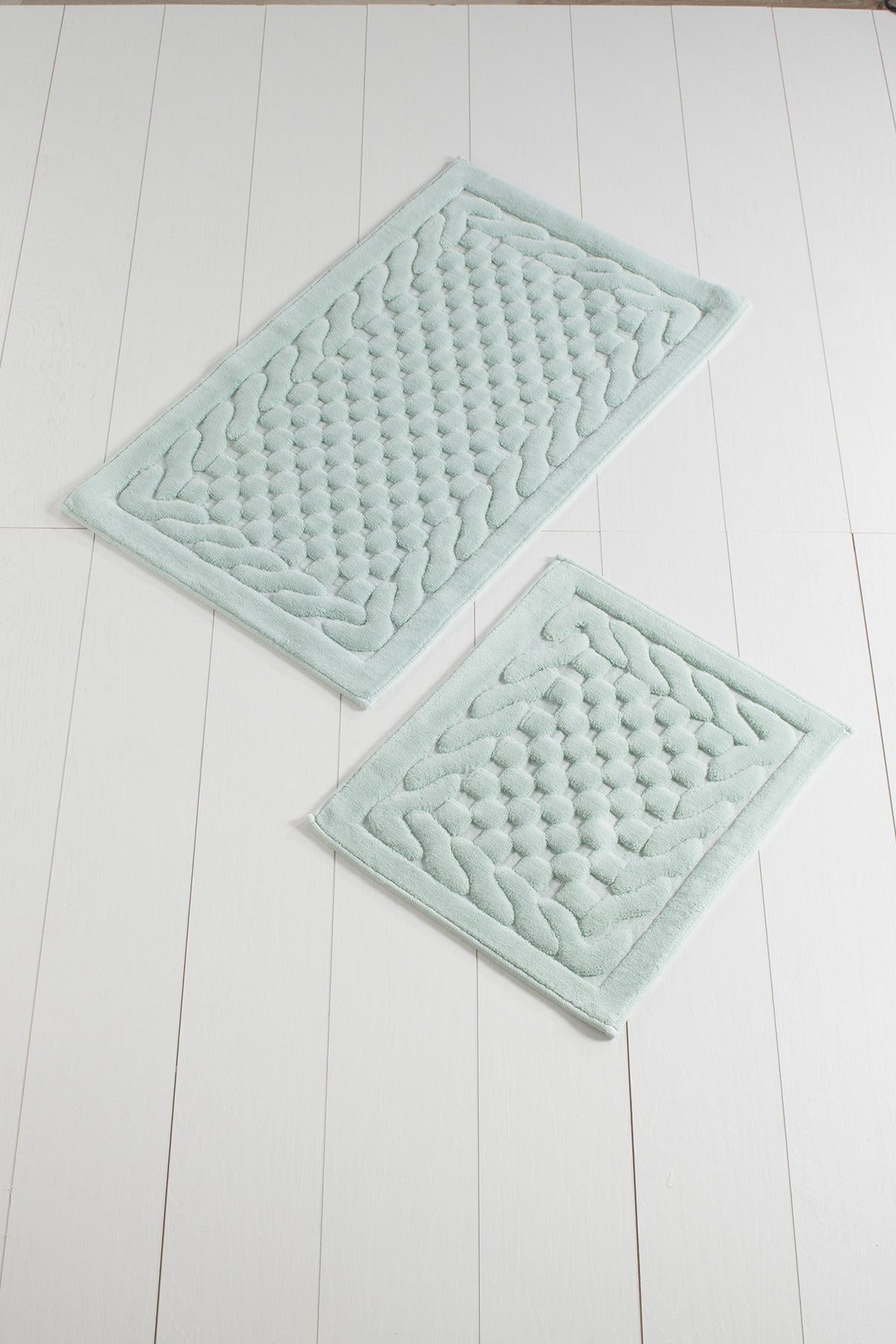 Bathmat Set (2 Pieces) Bambi - Mint Mint 351ALS2136 2