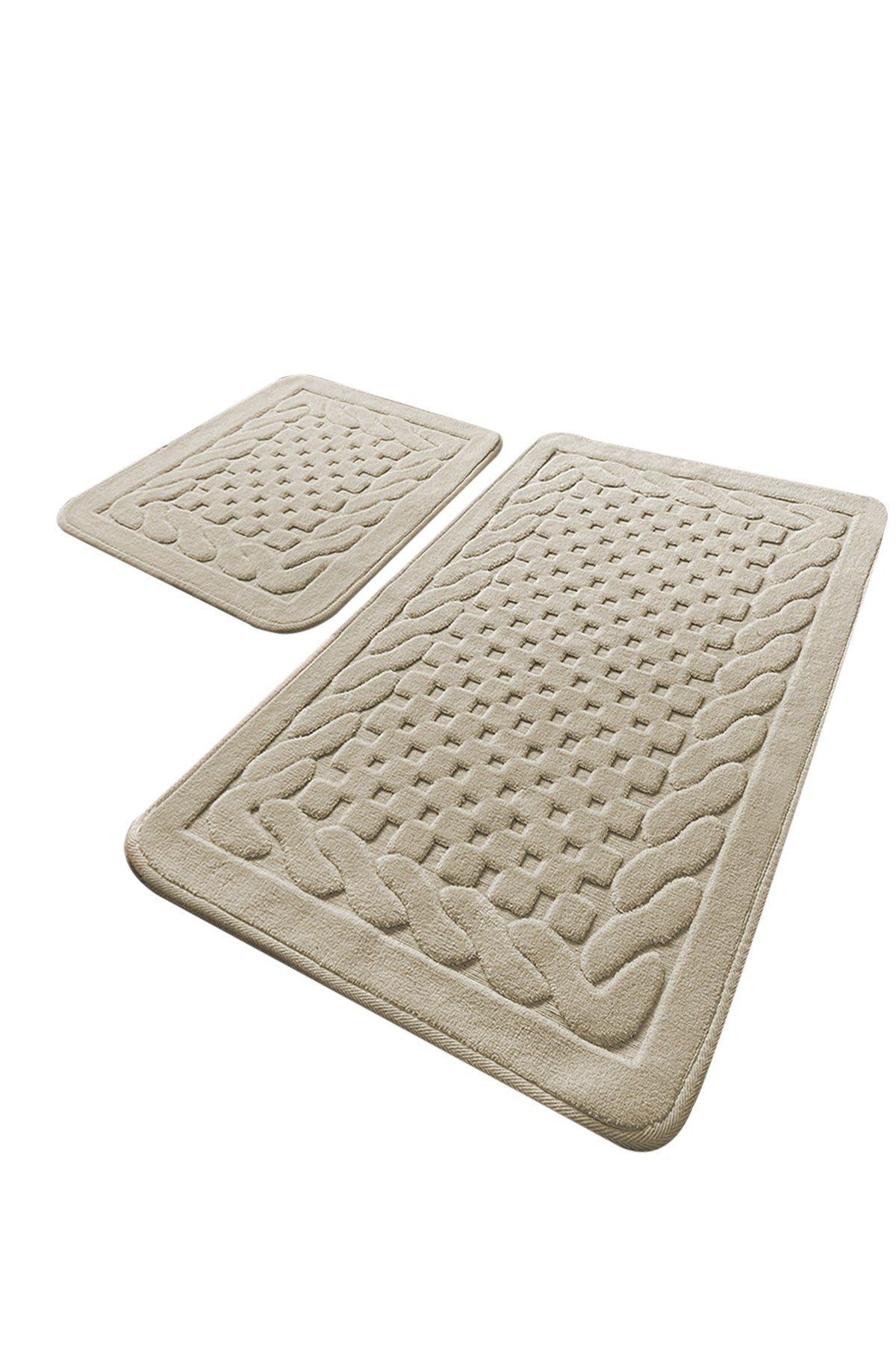 Bathmat Set (2 Pieces) Bambi - Beige Mink 351ALS2137 5