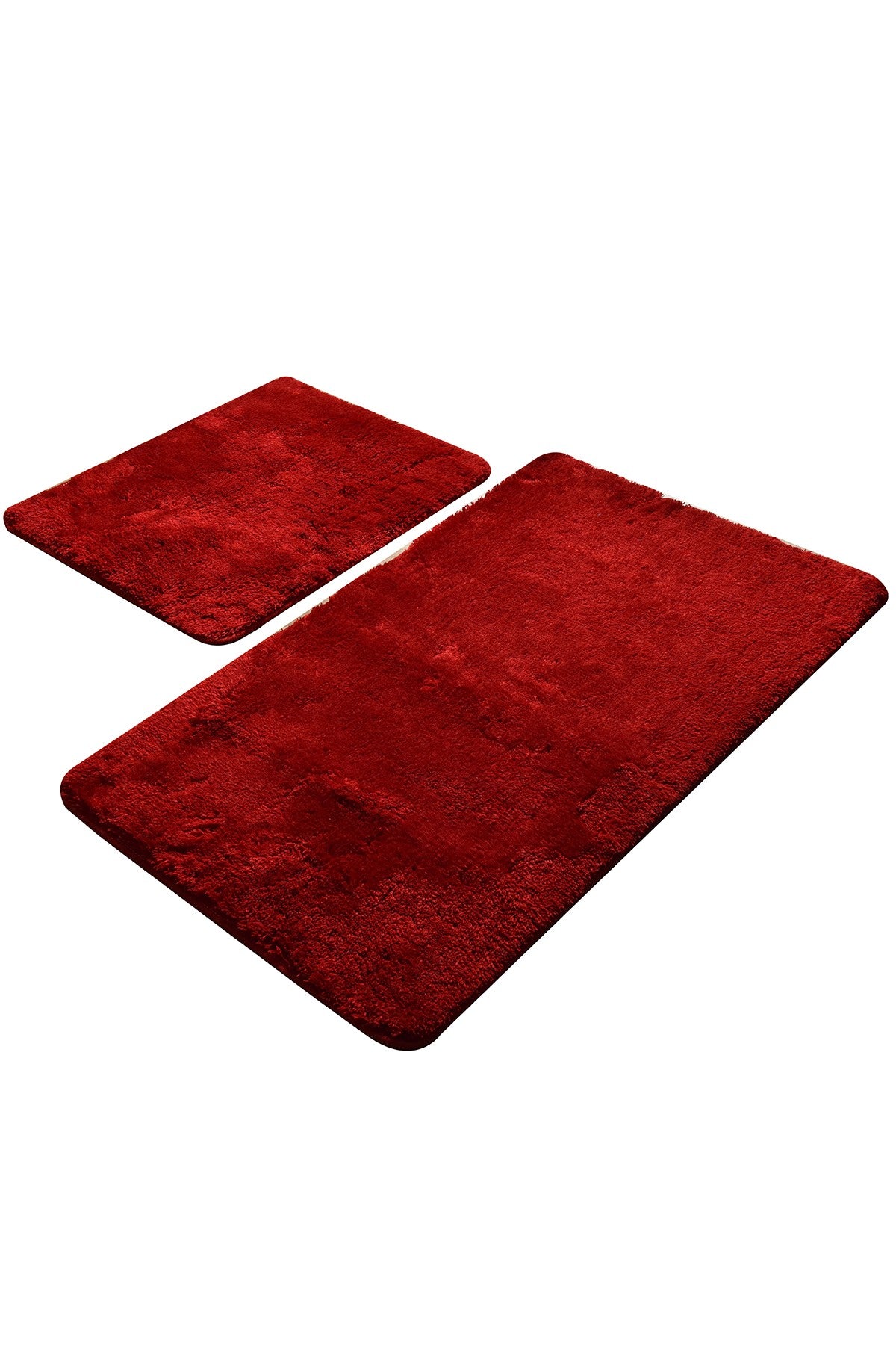 Acrylic Bathmat Set (2 Pieces) Colors of - Red Red 351ALS2164 2