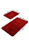 Acrylic Bathmat Set (2 Pieces) Colors of - Red Red 351ALS2164 3