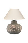 Yalili Seramik Filli Seramik Grey Lamp 2