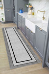 İNÇİTEKS Digital Print Four Seasons Non-Slip Washable Runner Carpet for Corridor, Kitchen and Living Room 3