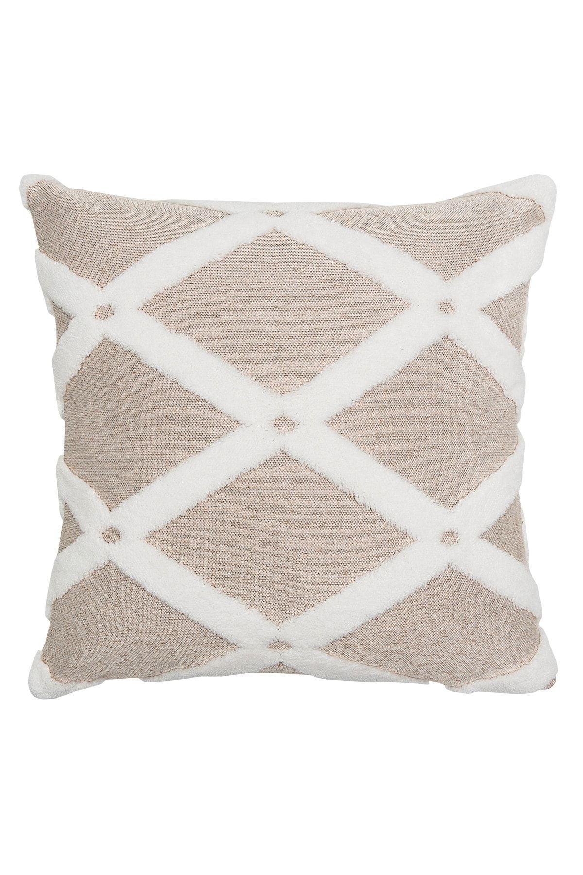 HAMUR Bohem Special Design Punch Pattern Cushion Cover Bella Beige 3