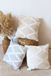 HAMUR Bohem Special Design Punch Pattern Cushion Cover Bella Grey 4